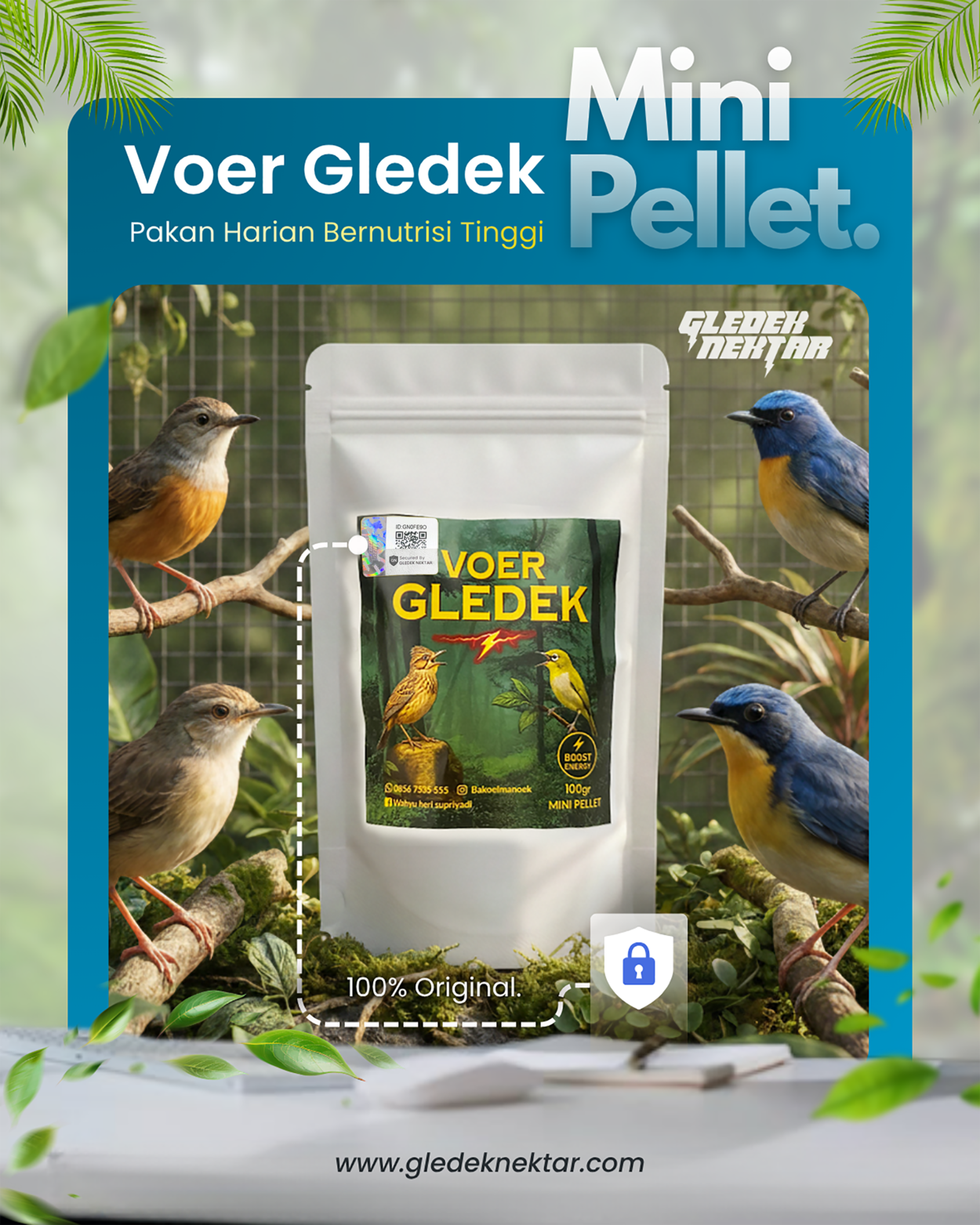 Manfaat Voer Gledek Nektar