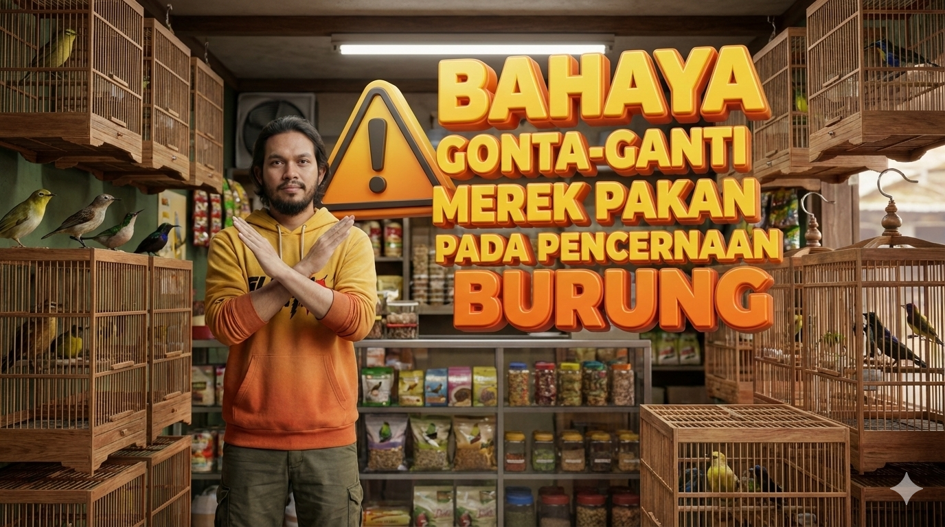 BAHAYA Gonta-ganti Merek Pakan Burung