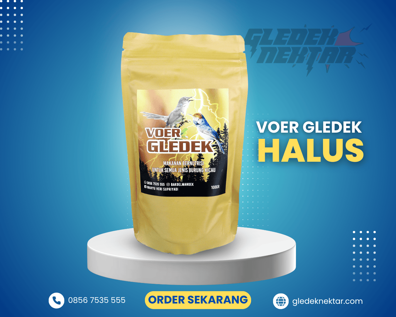 Gledek Nektar Voer Halus